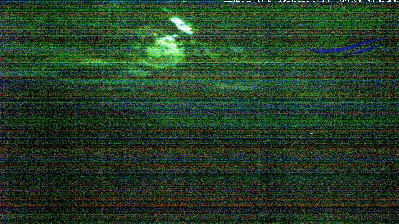 Archiv Foto Webcam Blick vom Geratser Hof auf die Niedersonthofener Seen
