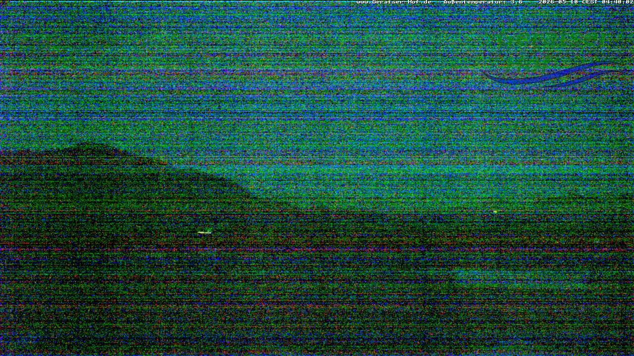 Archiv Foto Webcam Blick vom Geratser Hof auf die Niedersonthofener Seen