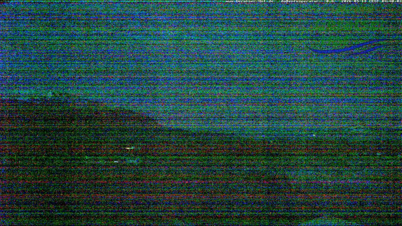 Archiv Foto Webcam Blick vom Geratser Hof auf die Niedersonthofener Seen