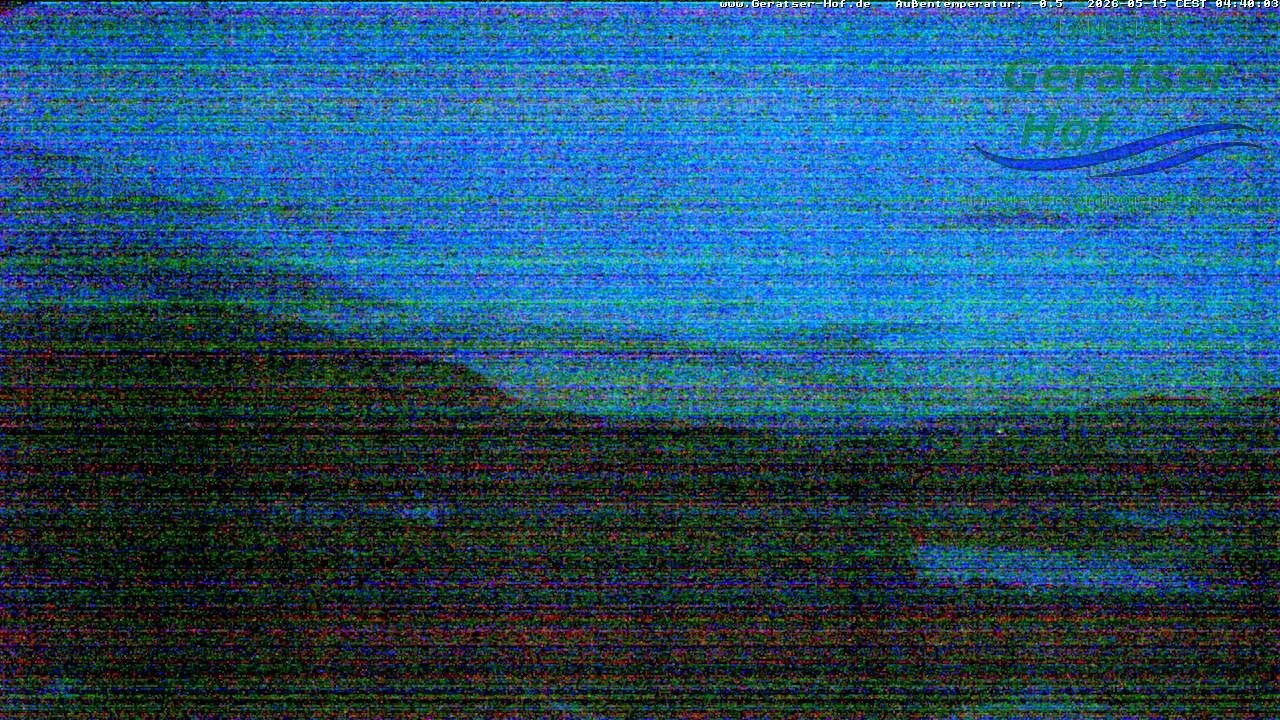 Archiv Foto Webcam Blick vom Geratser Hof auf die Niedersonthofener Seen