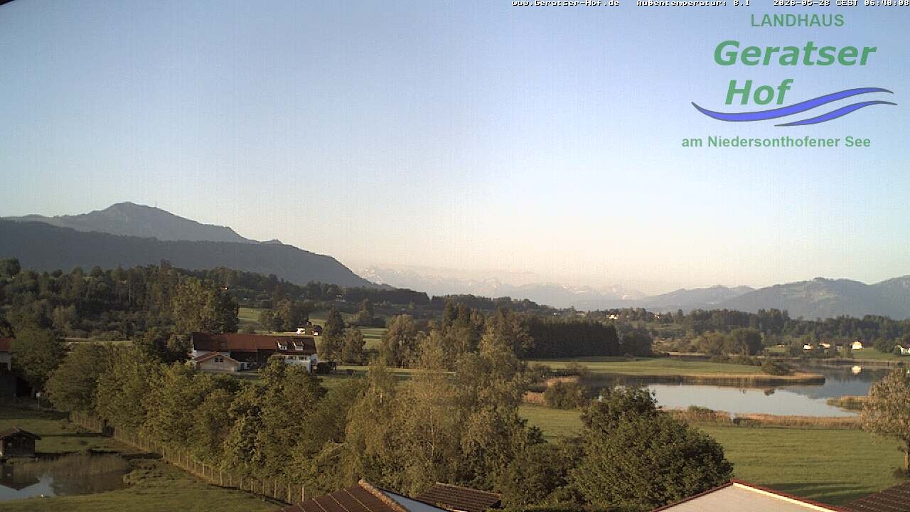 Archived image Webcam Geratser Hof near Waltenhofen