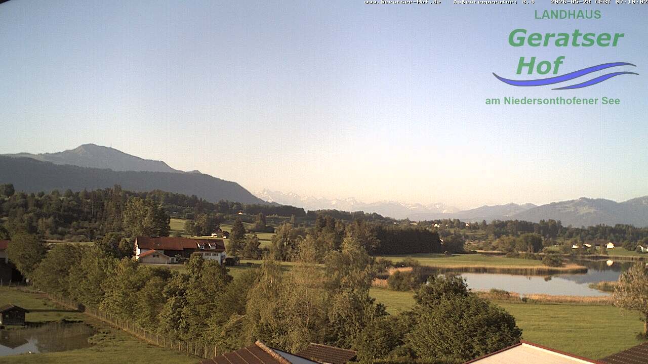 Archived image Webcam Geratser Hof near Waltenhofen