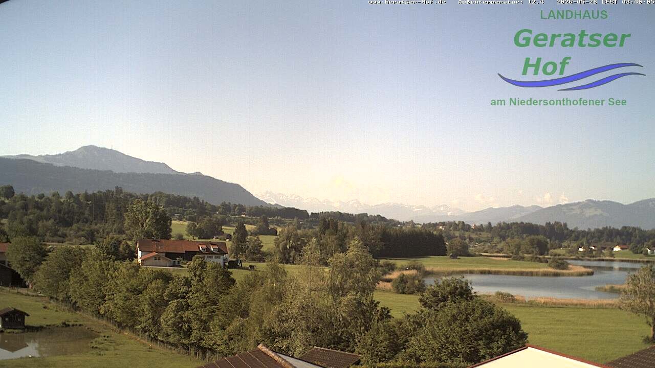 Archived image Webcam Geratser Hof near Waltenhofen