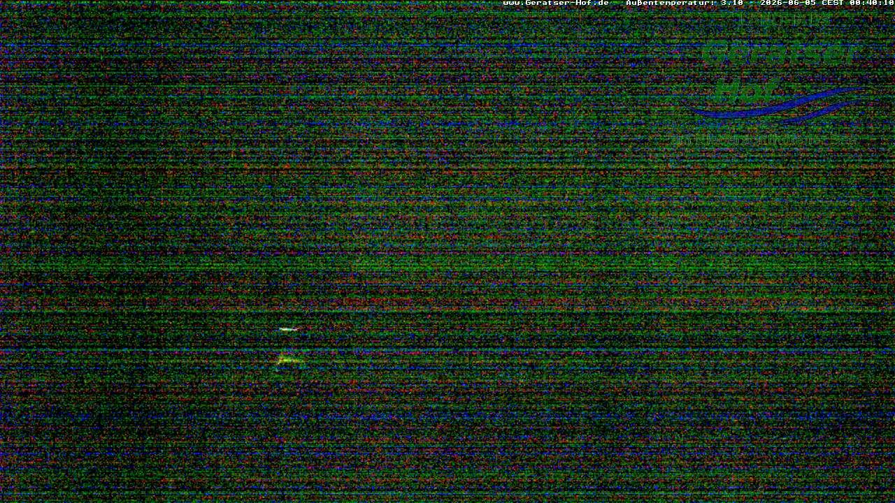 Archiv Foto Webcam Blick vom Geratser Hof auf die Niedersonthofener Seen