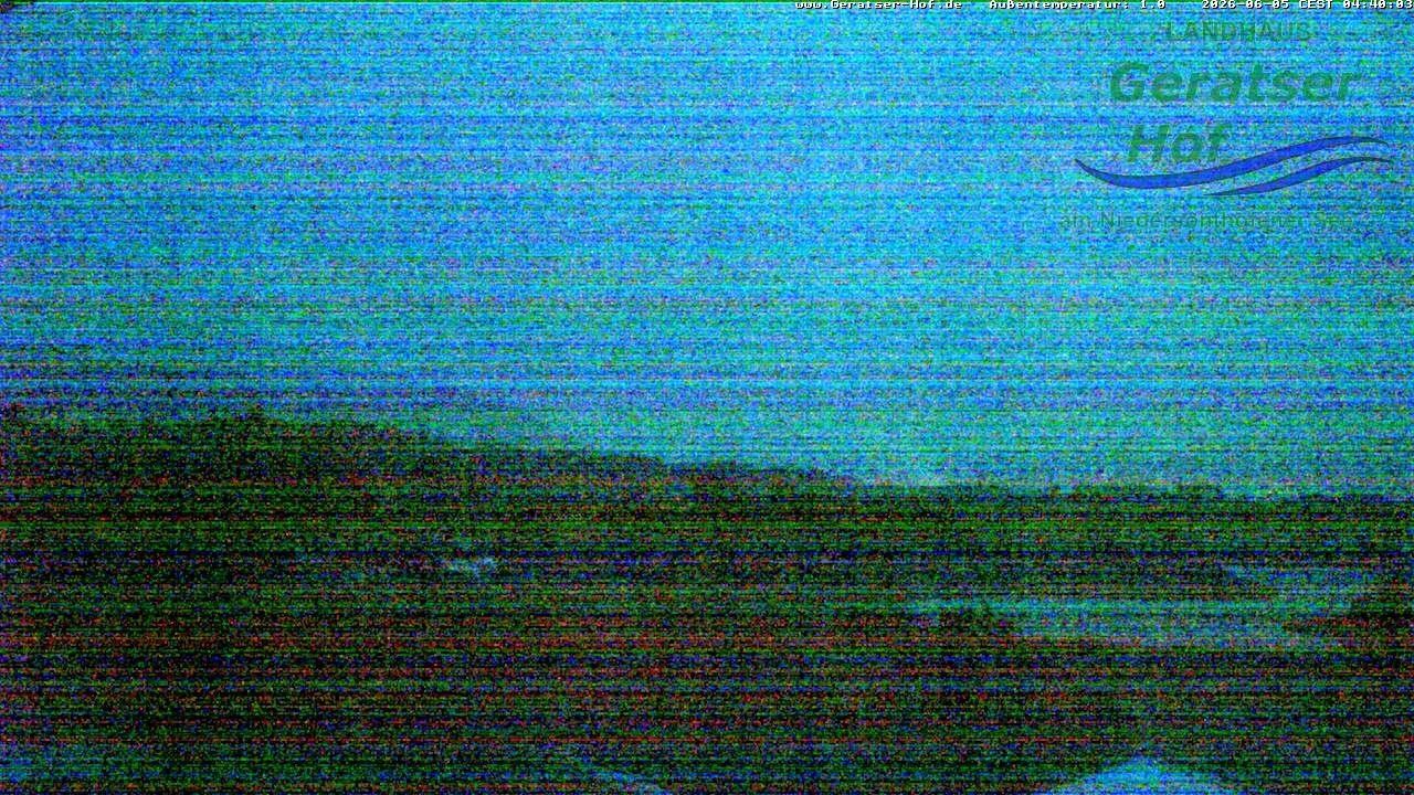 Archiv Foto Webcam Blick vom Geratser Hof auf die Niedersonthofener Seen