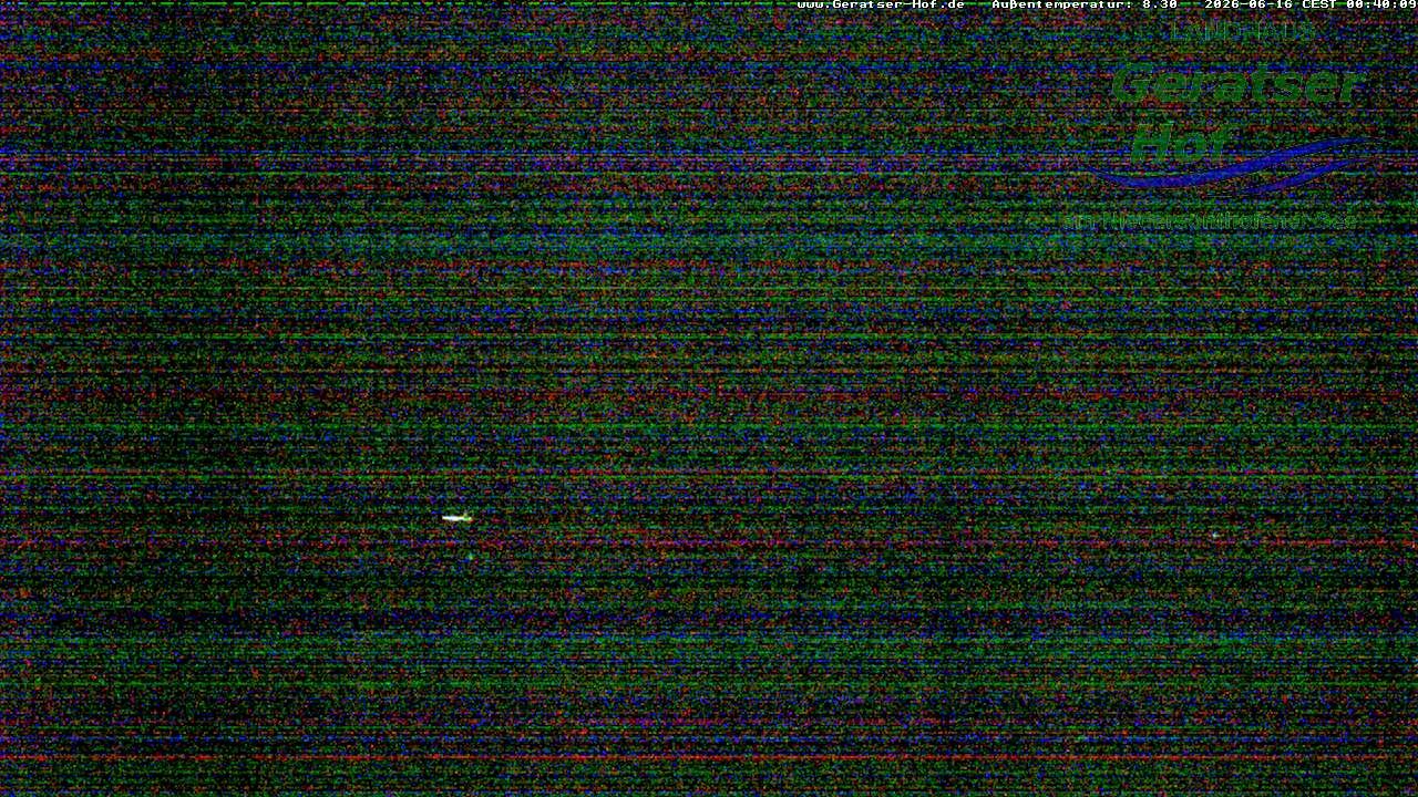 Archiv Foto Webcam Blick vom Geratser Hof auf die Niedersonthofener Seen