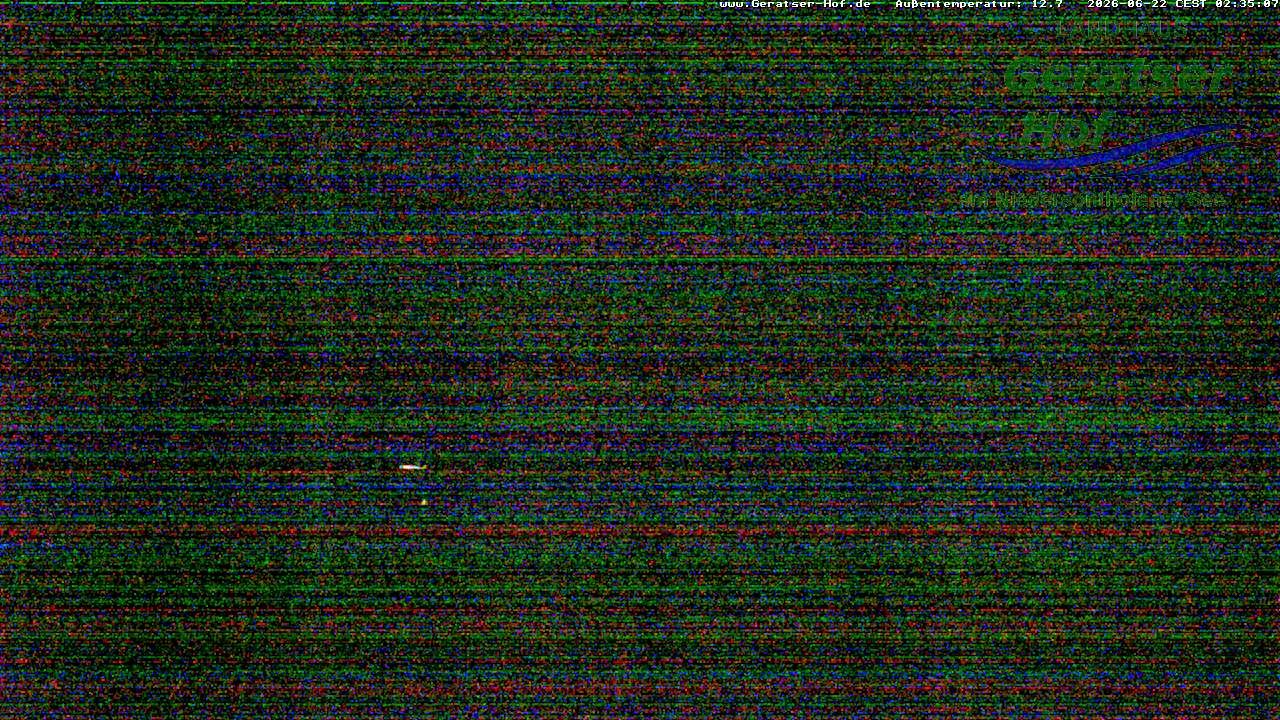 Archiv Foto Webcam Blick vom Geratser Hof auf die Niedersonthofener Seen