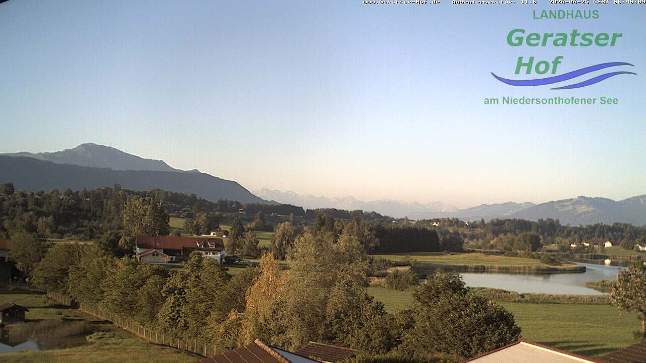 Archived image Webcam Geratser Hof near Waltenhofen