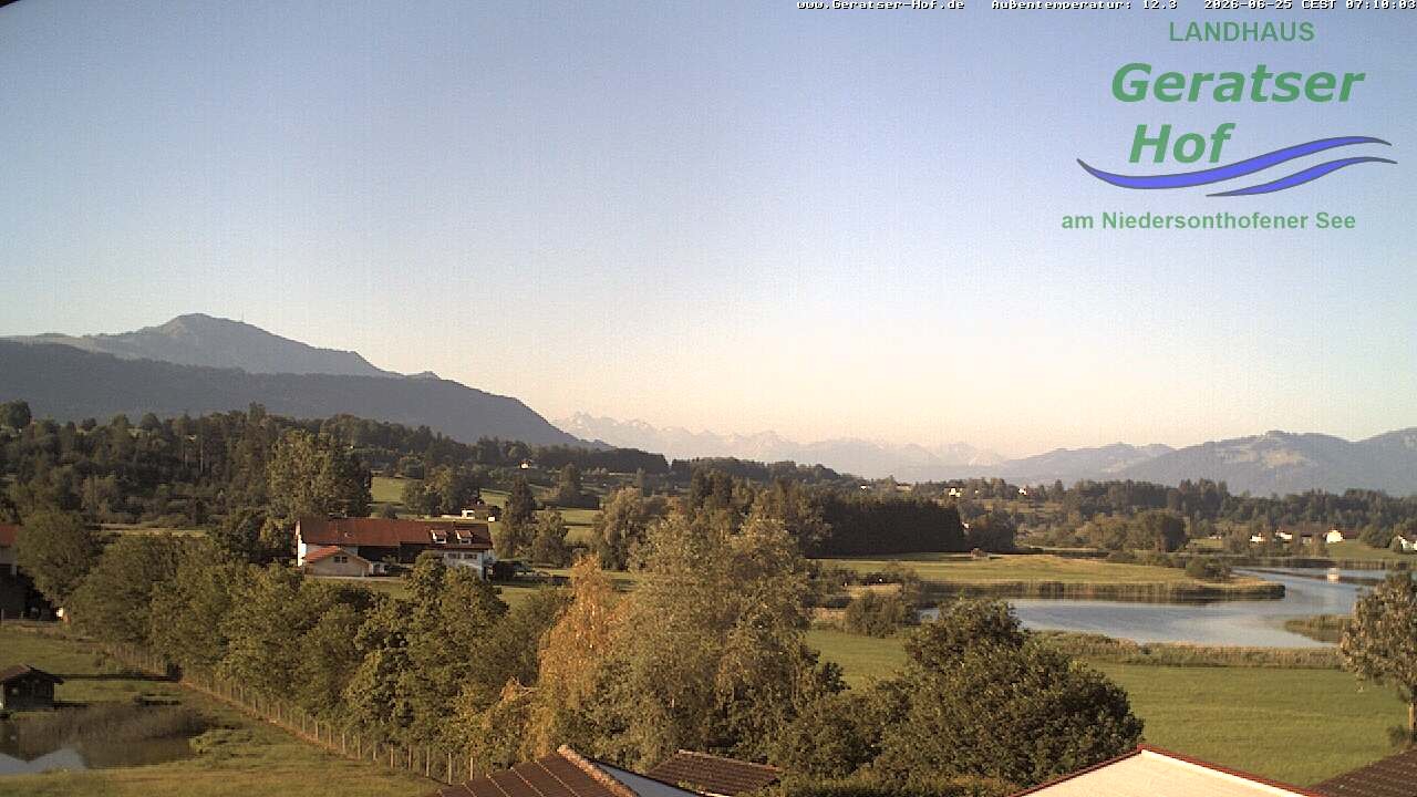 Archived image Webcam Geratser Hof near Waltenhofen