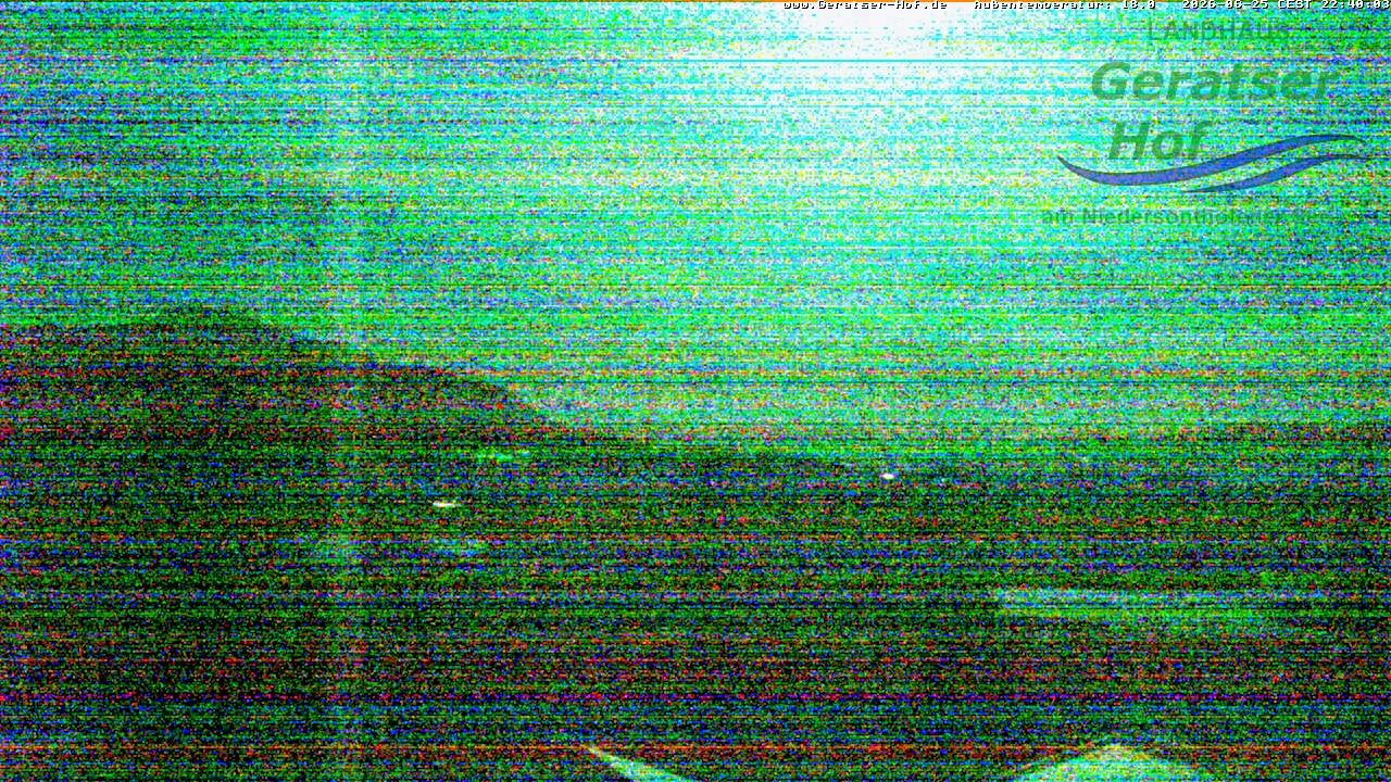 Archiv Foto Webcam Blick vom Geratser Hof auf die Niedersonthofener Seen