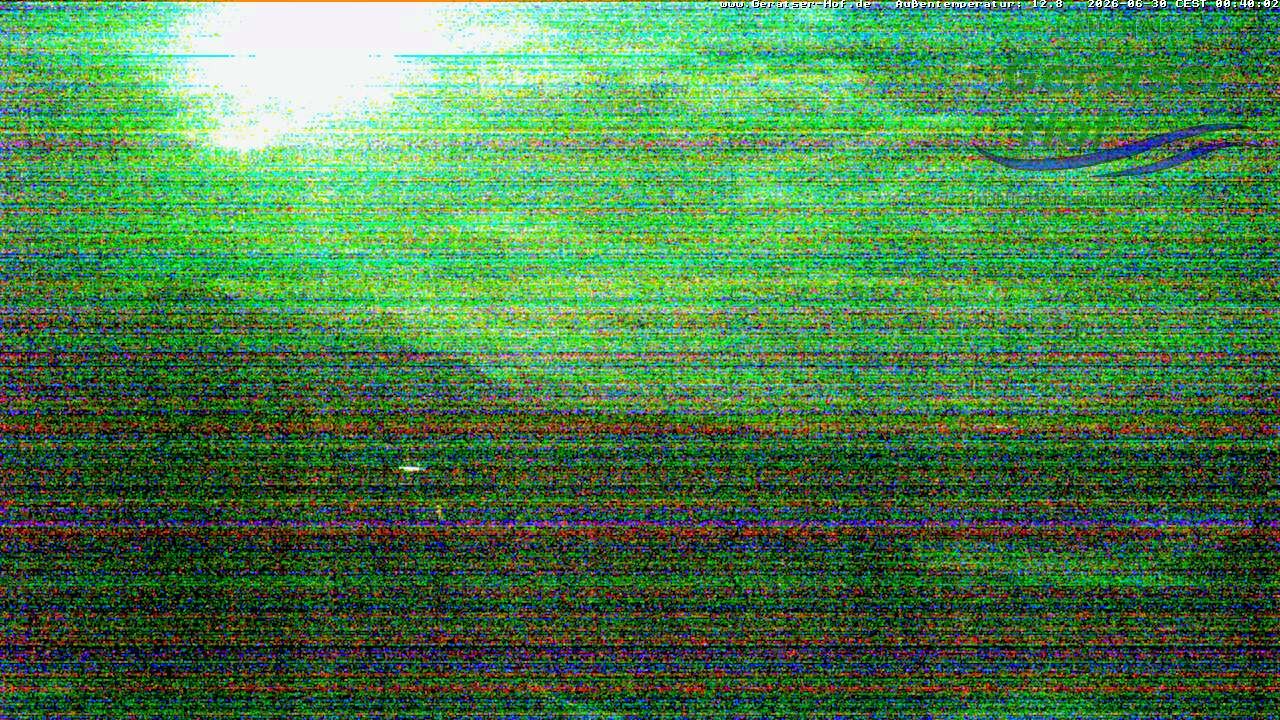 Archiv Foto Webcam Blick vom Geratser Hof auf die Niedersonthofener Seen