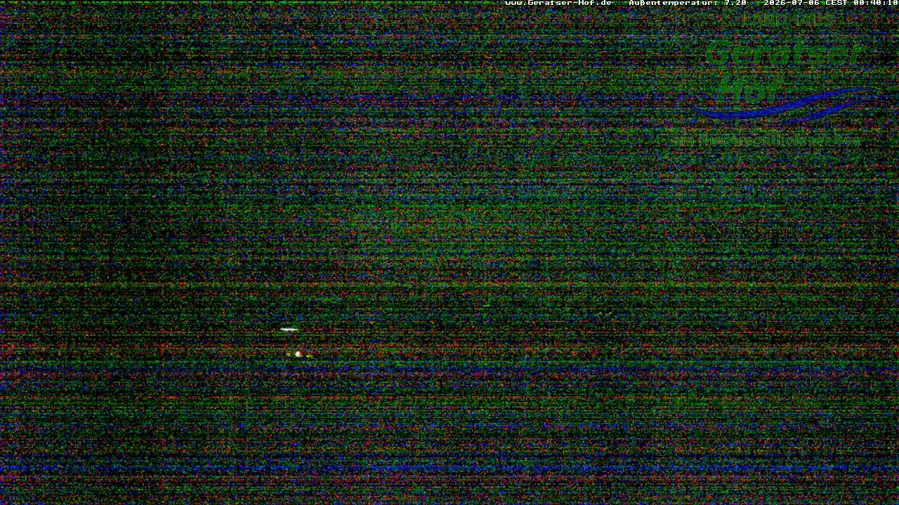 Archiv Foto Webcam Blick vom Geratser Hof auf die Niedersonthofener Seen