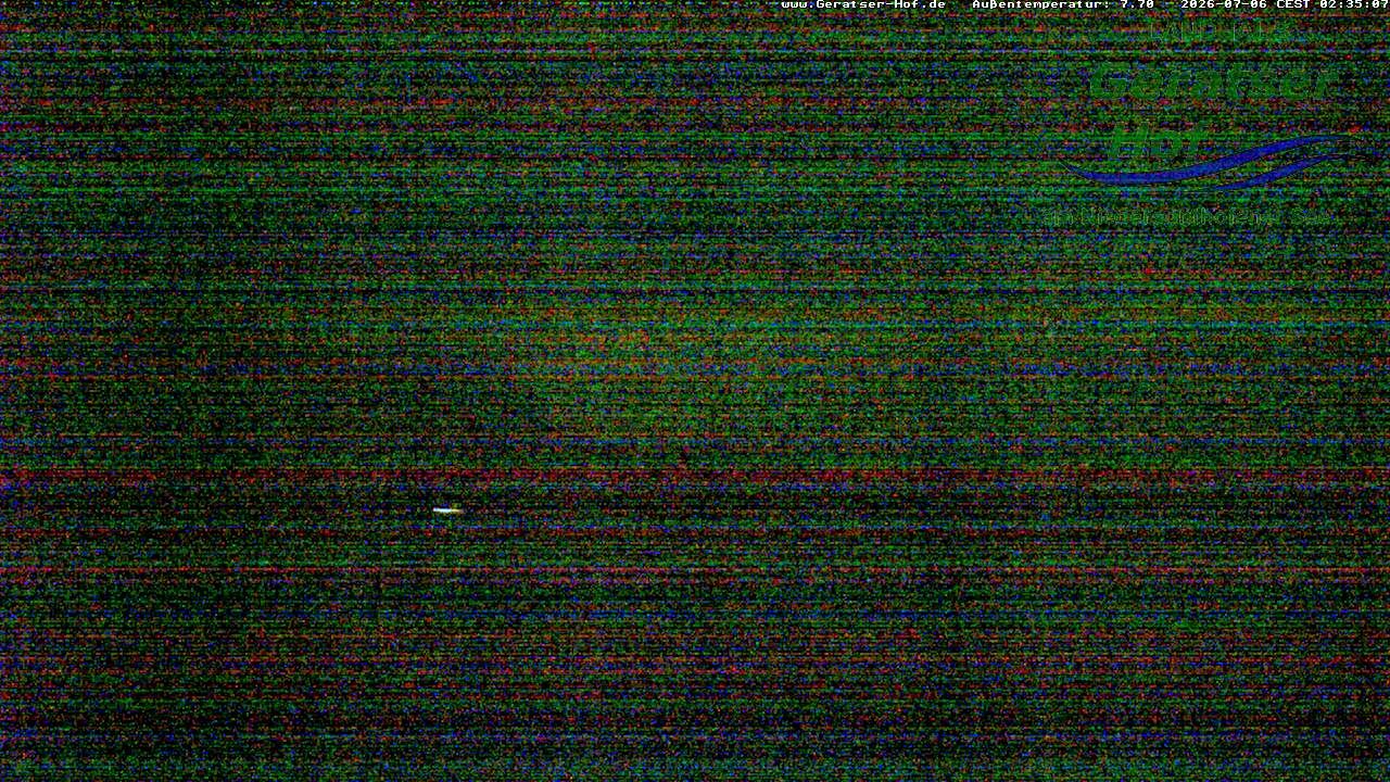 Archiv Foto Webcam Blick vom Geratser Hof auf die Niedersonthofener Seen