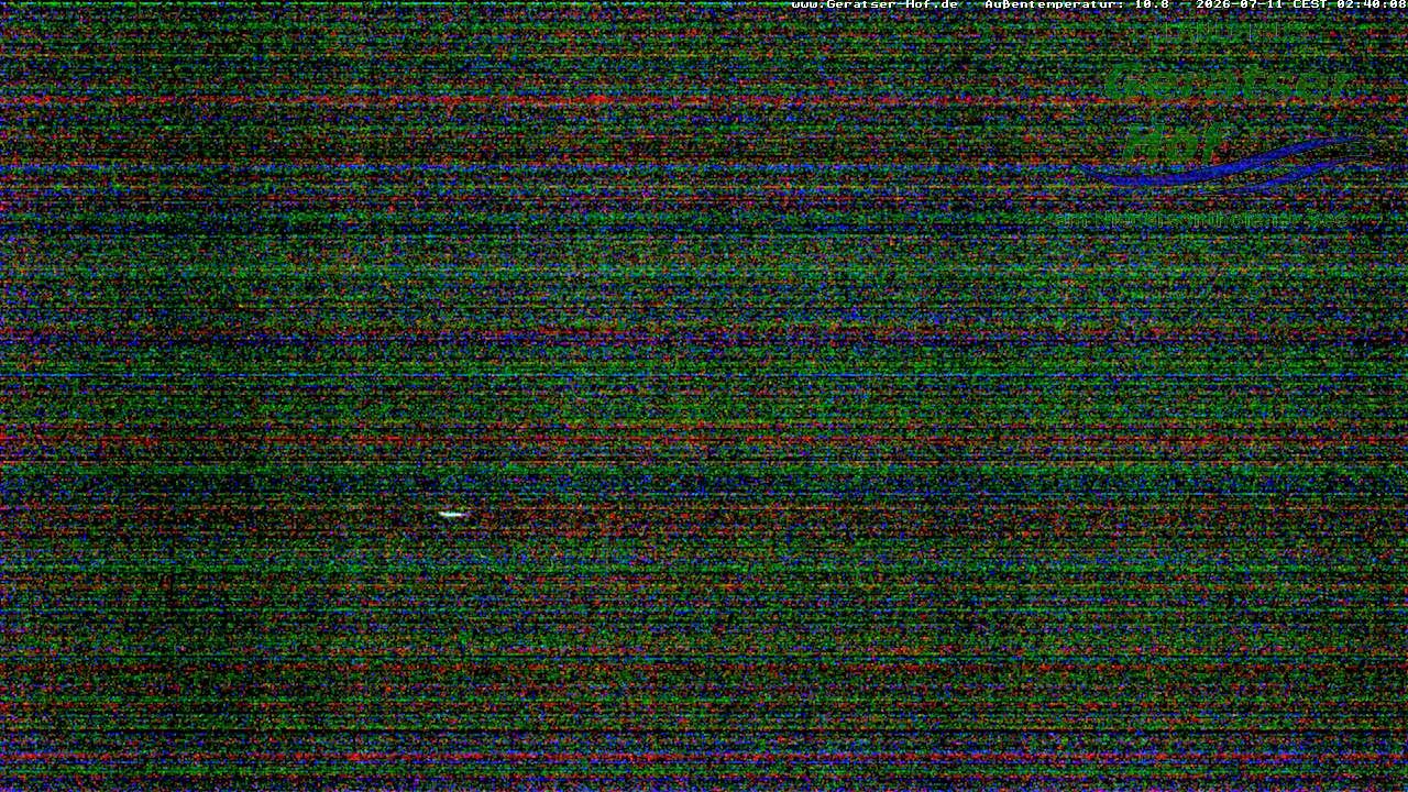 Archiv Foto Webcam Blick vom Geratser Hof auf die Niedersonthofener Seen