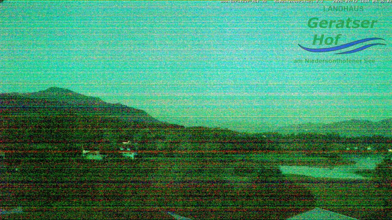 Archived image Webcam Geratser Hof near Waltenhofen