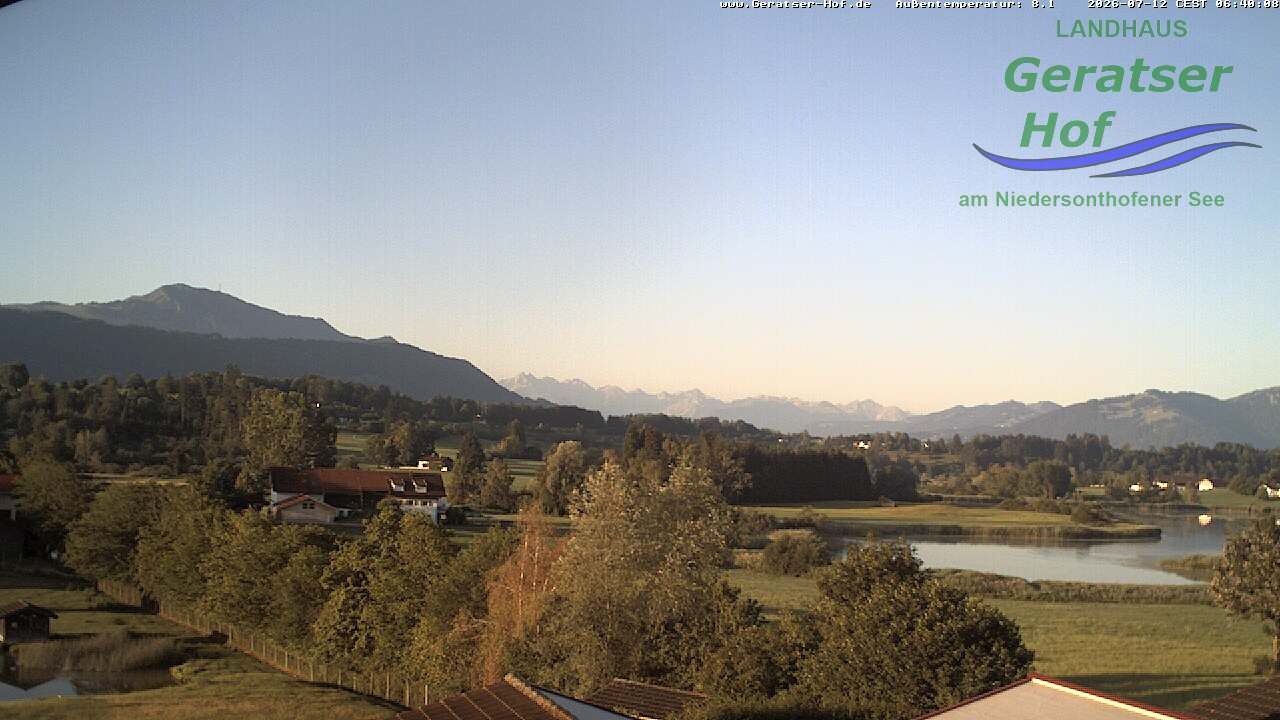 Archived image Webcam Geratser Hof near Waltenhofen