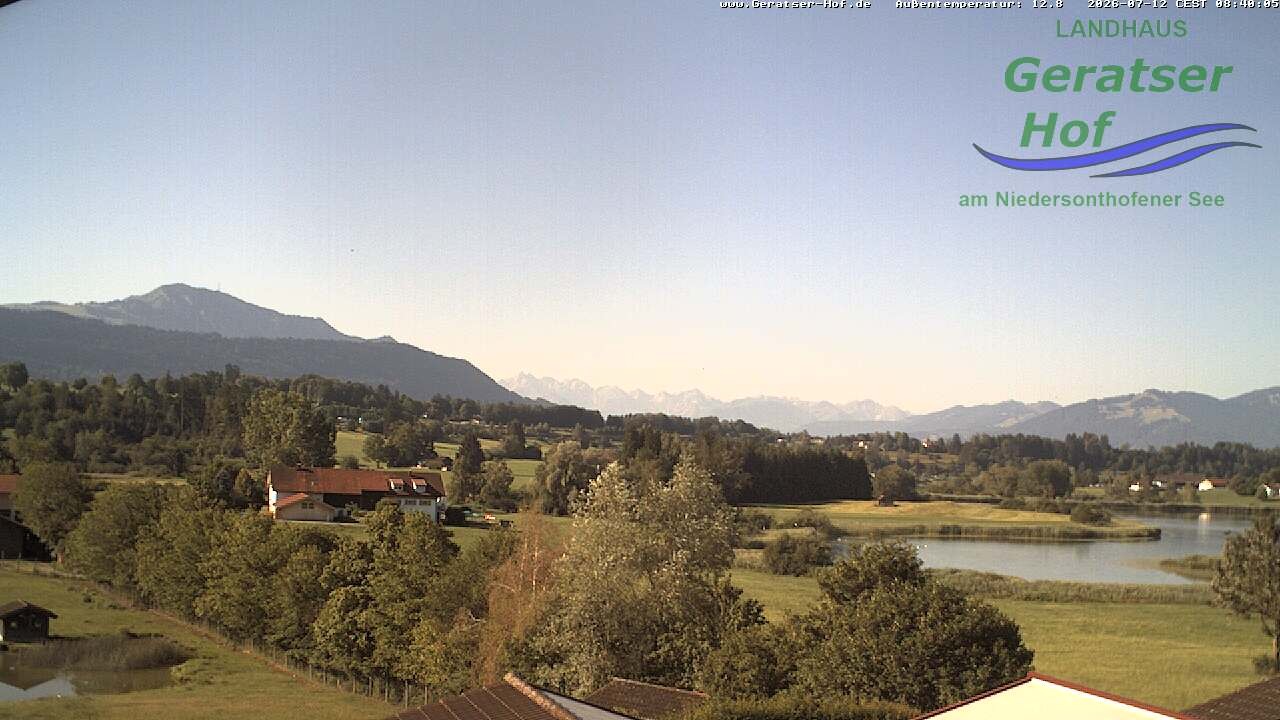 Archived image Webcam Geratser Hof near Waltenhofen