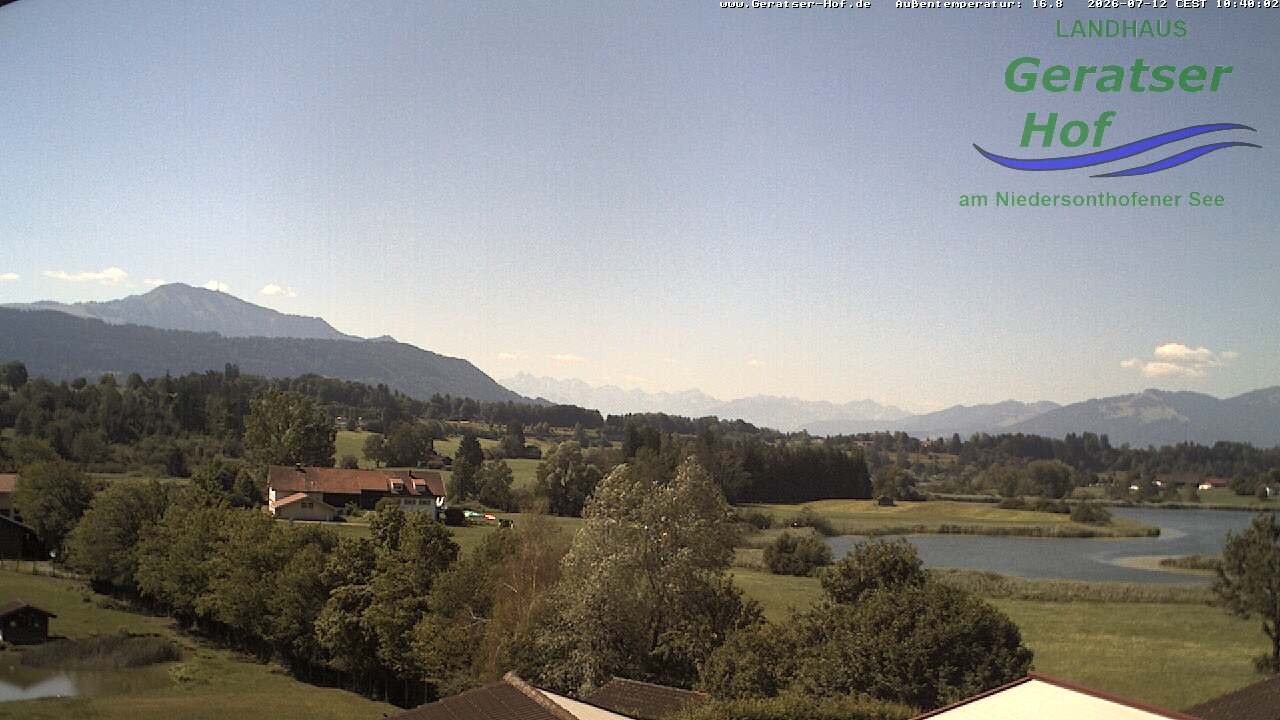 Archived image Webcam Geratser Hof near Waltenhofen