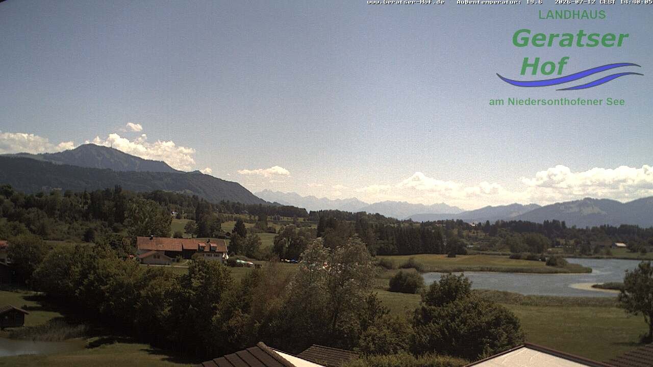 Archived image Webcam Geratser Hof near Waltenhofen