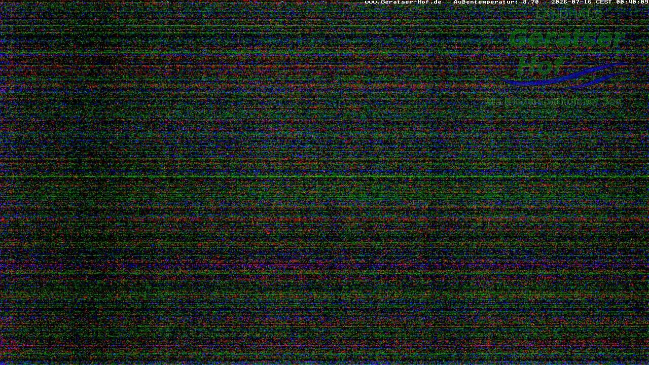 Archived image Webcam Geratser Hof near Waltenhofen