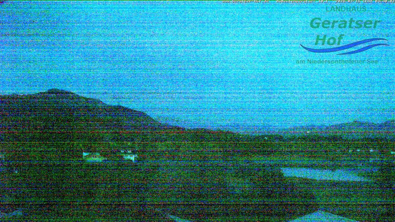 Archived image Webcam Geratser Hof near Waltenhofen