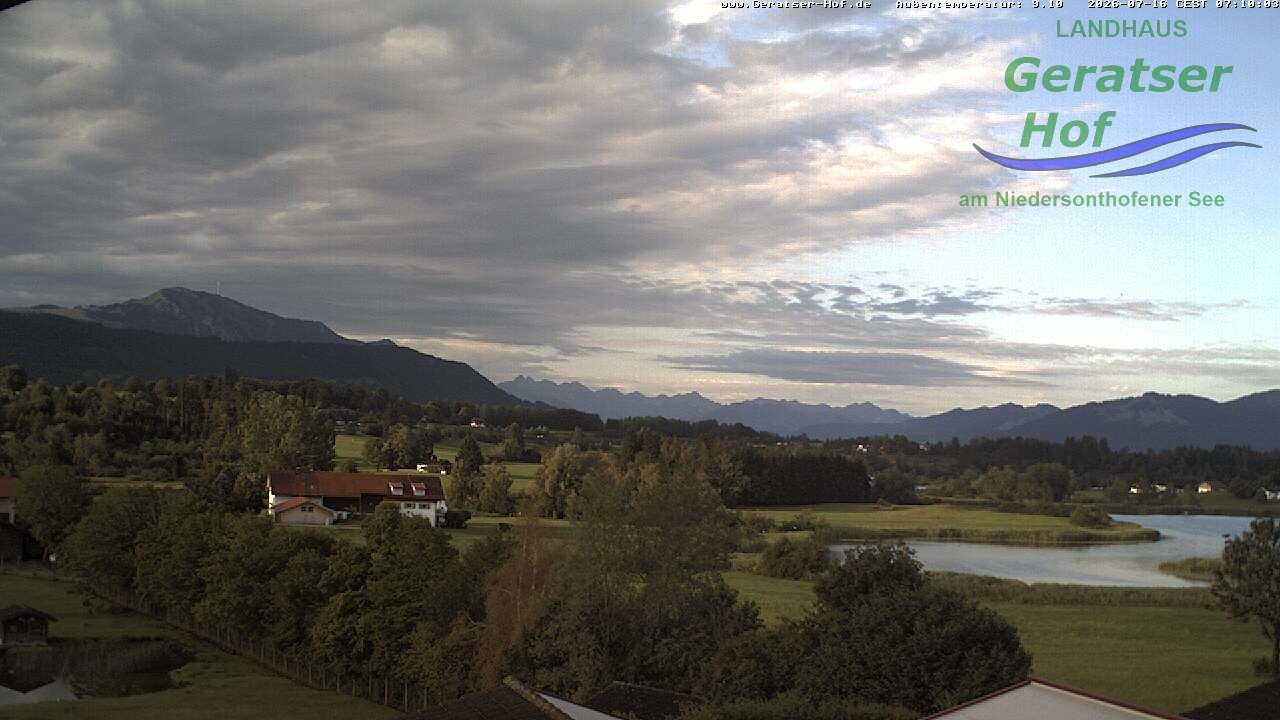 Archived image Webcam Geratser Hof near Waltenhofen