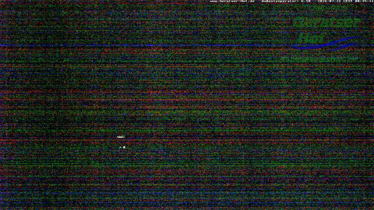 Archiv Foto Webcam Blick vom Geratser Hof auf die Niedersonthofener Seen