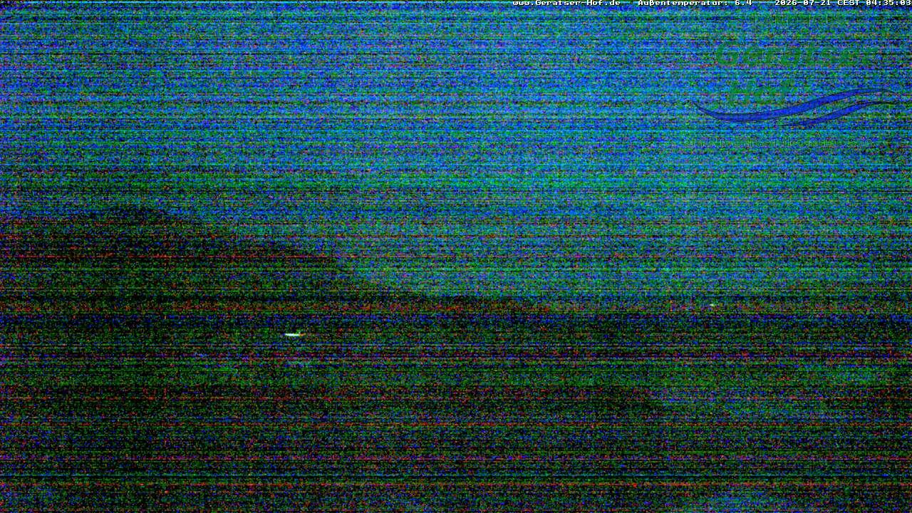 Archiv Foto Webcam Blick vom Geratser Hof auf die Niedersonthofener Seen