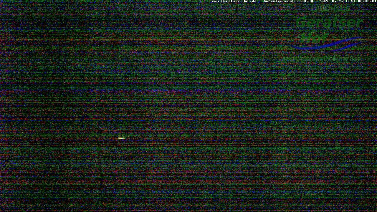 Archiv Foto Webcam Blick vom Geratser Hof auf die Niedersonthofener Seen