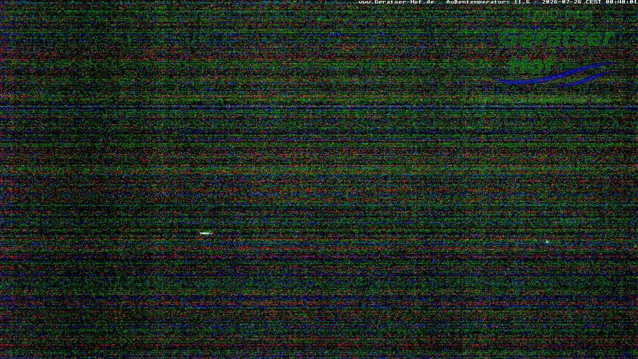Archiv Foto Webcam Blick vom Geratser Hof auf die Niedersonthofener Seen