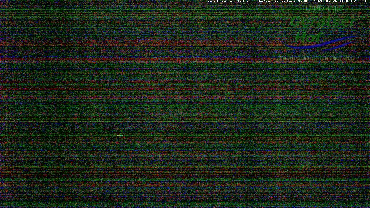 Archiv Foto Webcam Blick vom Geratser Hof auf die Niedersonthofener Seen