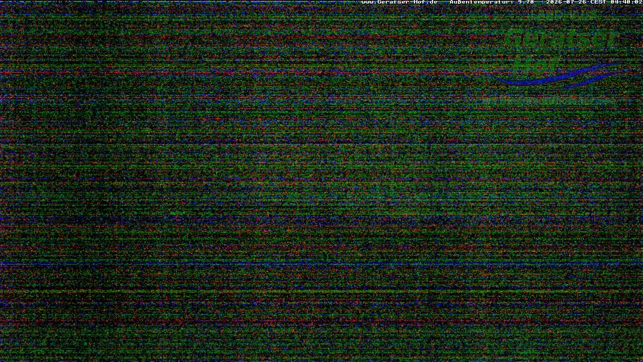 Archiv Foto Webcam Blick vom Geratser Hof auf die Niedersonthofener Seen