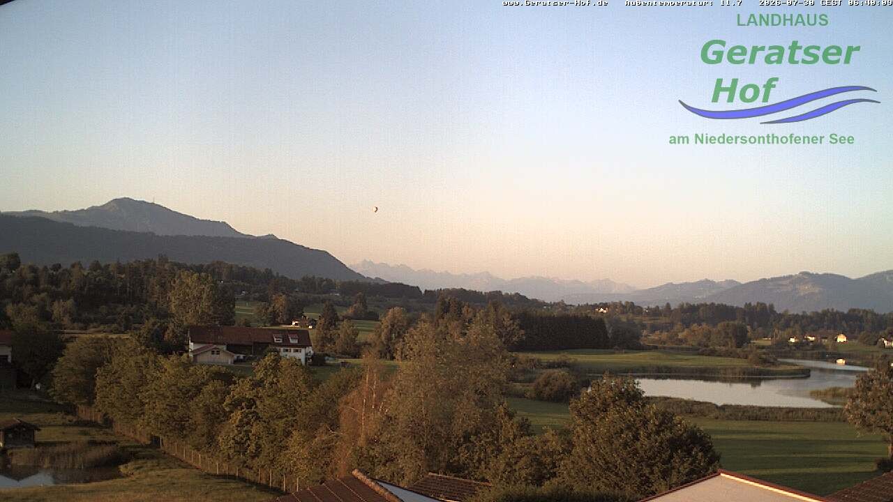 Archived image Webcam Geratser Hof near Waltenhofen