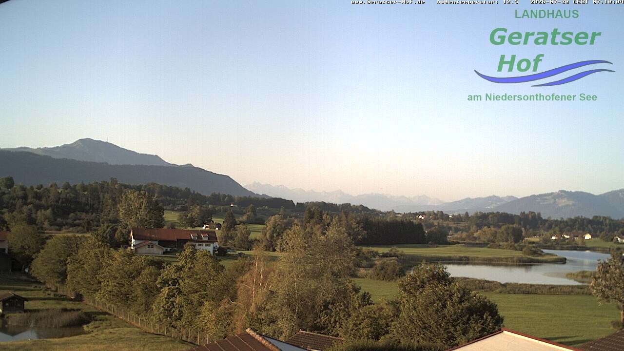 Archived image Webcam Geratser Hof near Waltenhofen