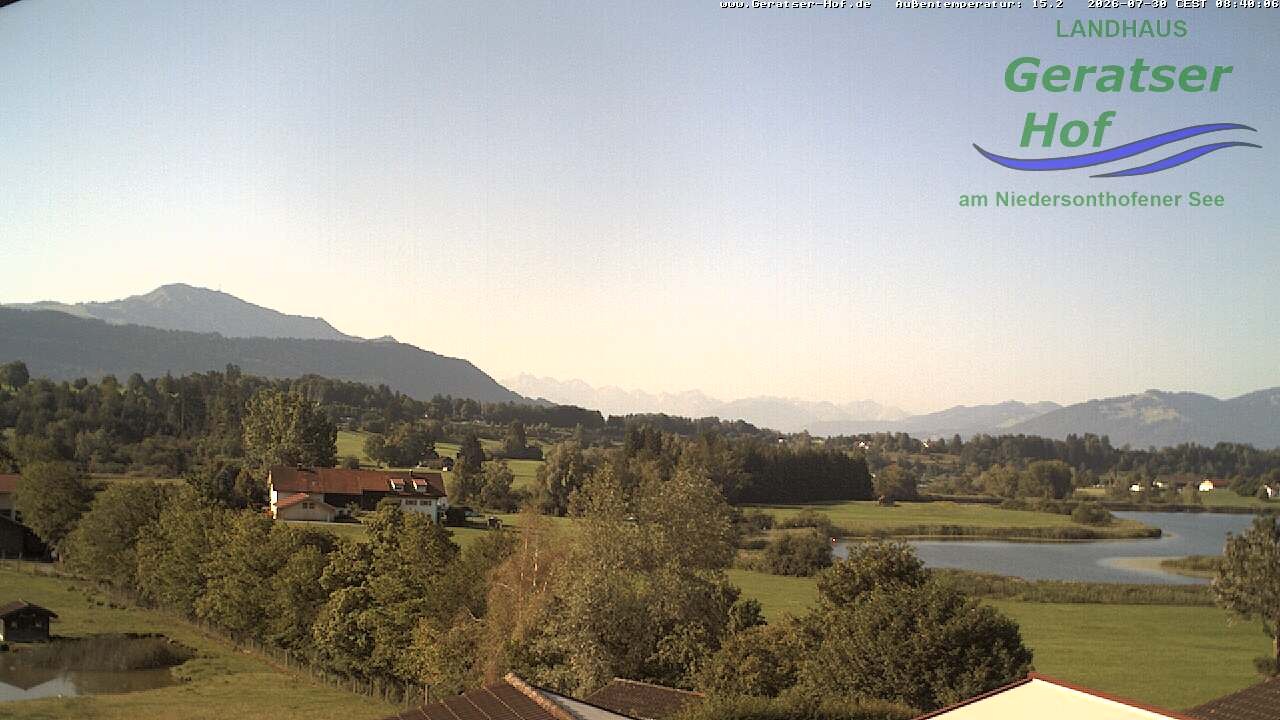 Archived image Webcam Geratser Hof near Waltenhofen