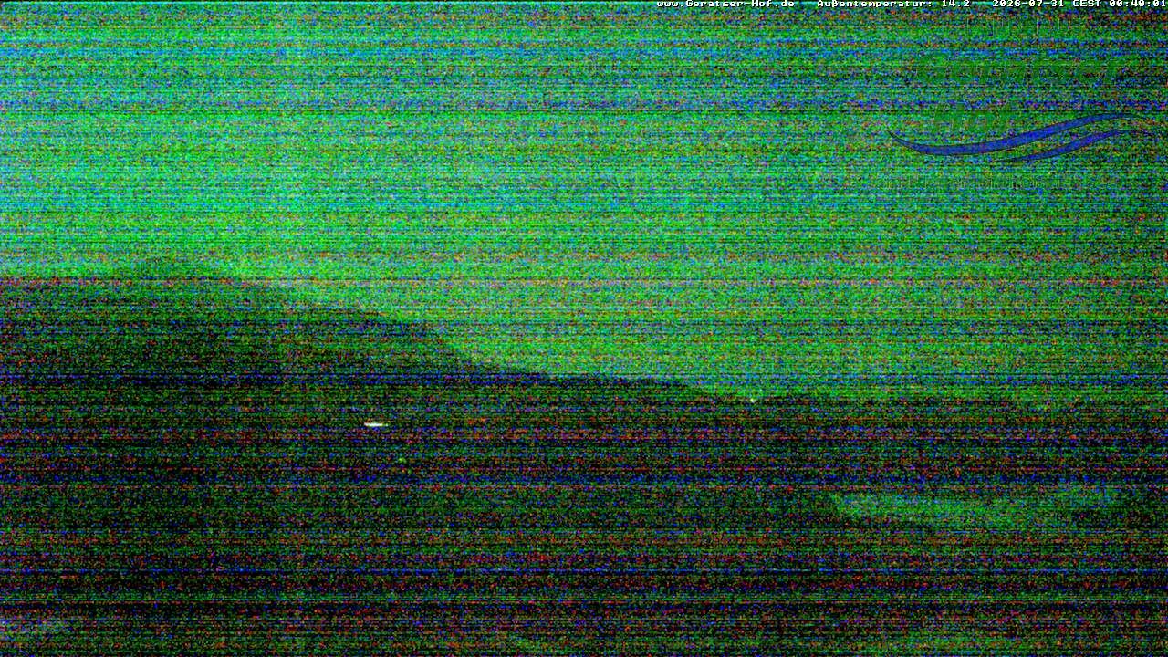 Archiv Foto Webcam Blick vom Geratser Hof auf die Niedersonthofener Seen