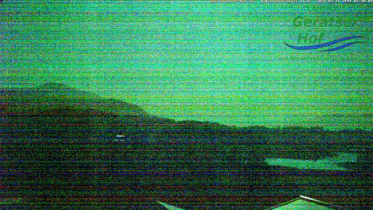 Archiv Foto Webcam Blick vom Geratser Hof auf die Niedersonthofener Seen