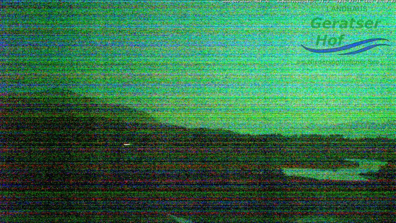 Archiv Foto Webcam Blick vom Geratser Hof auf die Niedersonthofener Seen