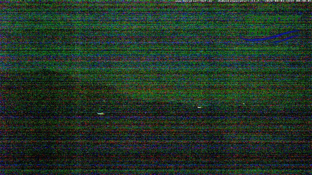 Archiv Foto Webcam Blick vom Geratser Hof auf die Niedersonthofener Seen