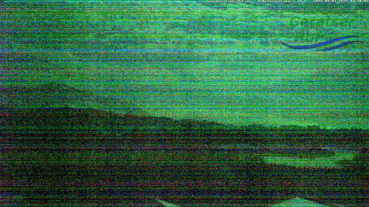 Archiv Foto Webcam Blick vom Geratser Hof auf die Niedersonthofener Seen