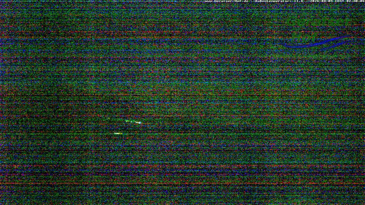 Archiv Foto Webcam Blick vom Geratser Hof auf die Niedersonthofener Seen