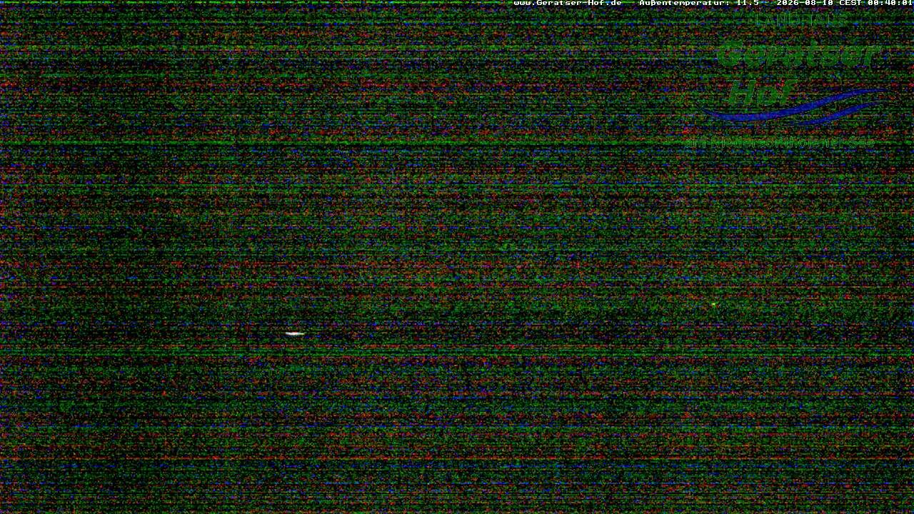 Archiv Foto Webcam Blick vom Geratser Hof auf die Niedersonthofener Seen