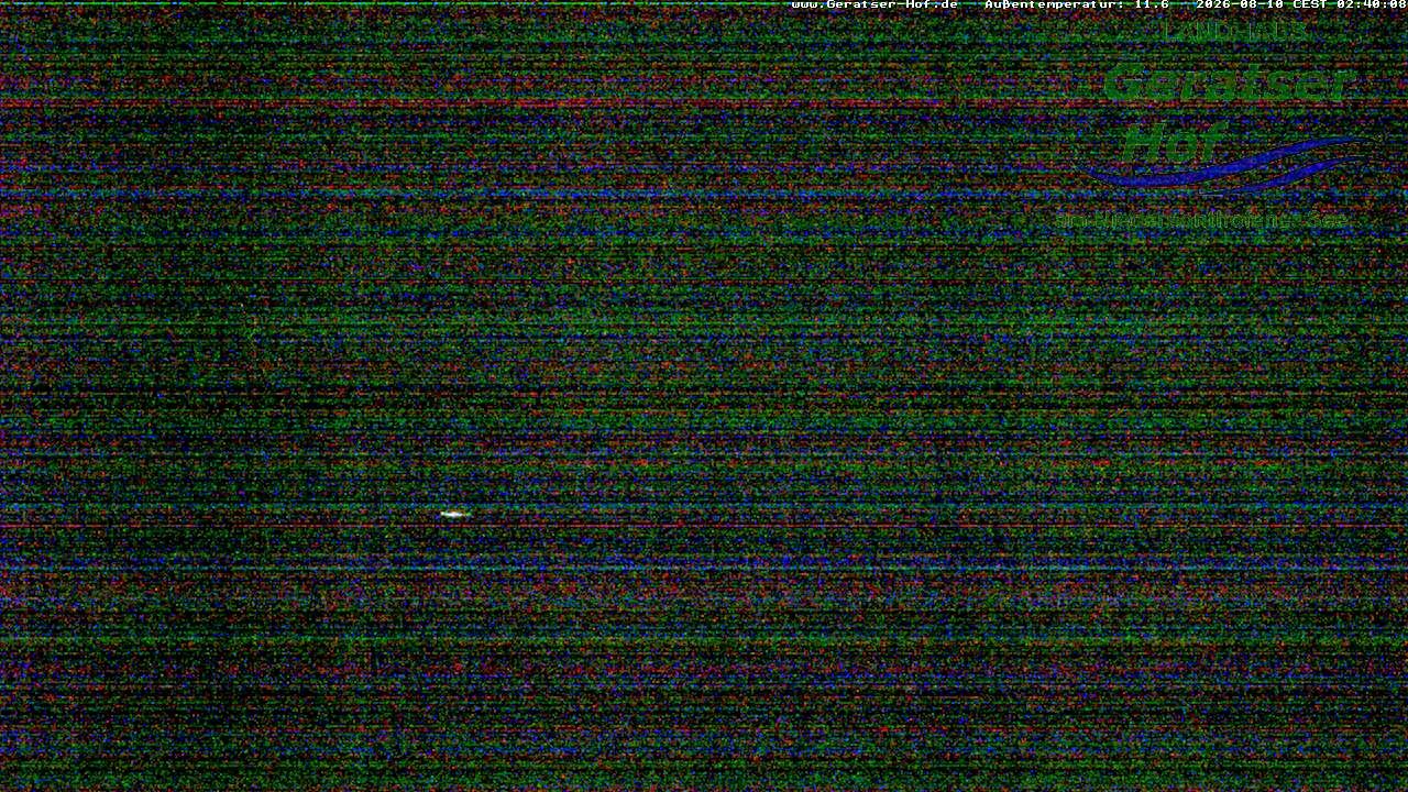 Archiv Foto Webcam Blick vom Geratser Hof auf die Niedersonthofener Seen