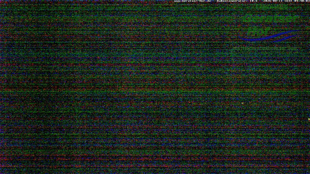 Archiv Foto Webcam Blick vom Geratser Hof auf die Niedersonthofener Seen