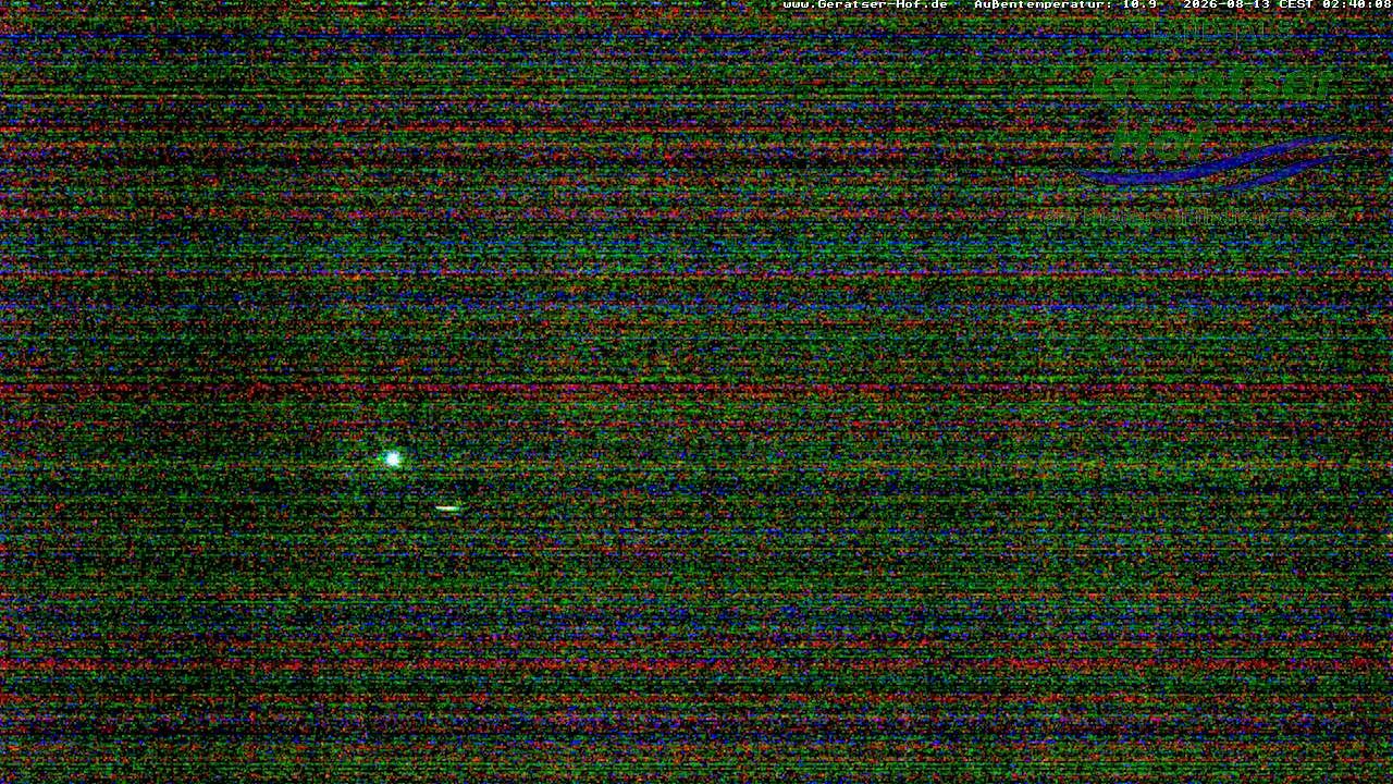 Archiv Foto Webcam Blick vom Geratser Hof auf die Niedersonthofener Seen
