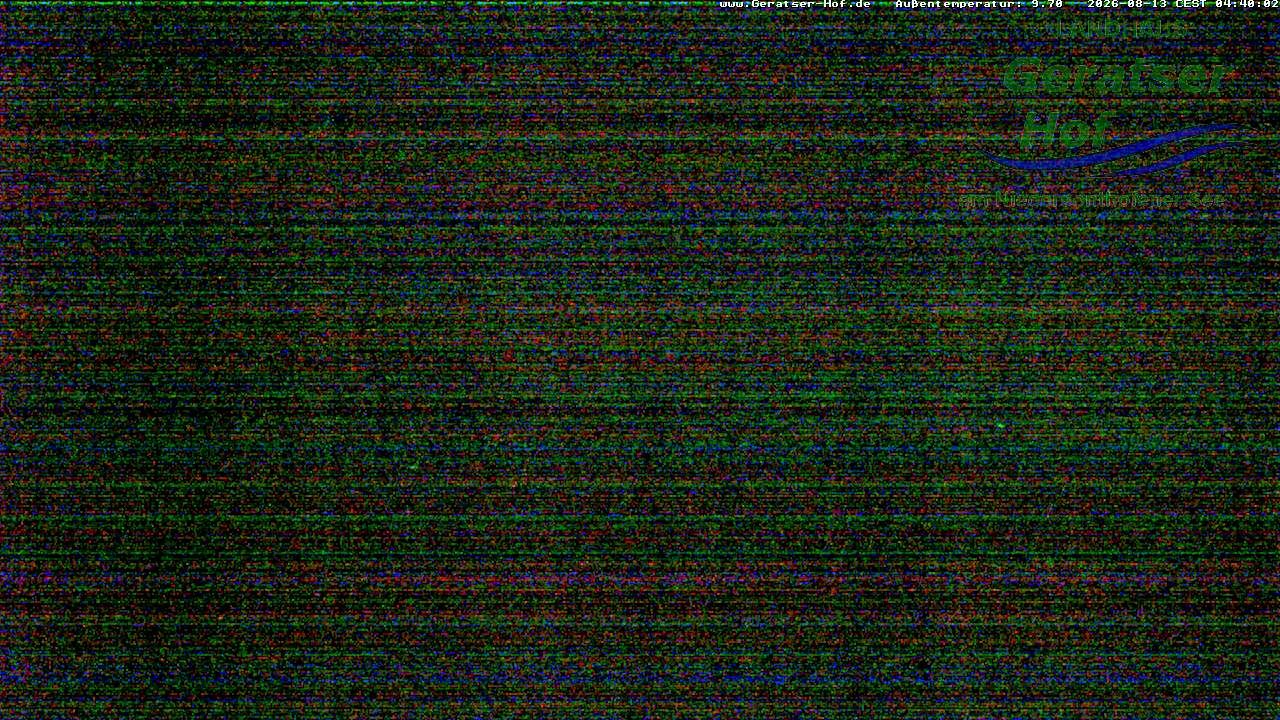 Archiv Foto Webcam Blick vom Geratser Hof auf die Niedersonthofener Seen
