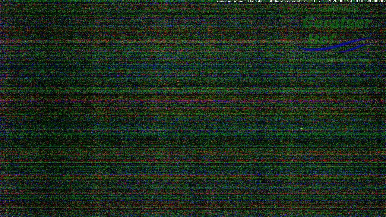 Archiv Foto Webcam Blick vom Geratser Hof auf die Niedersonthofener Seen