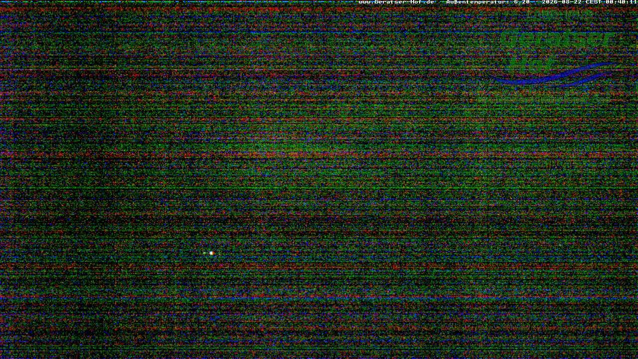 Archiv Foto Webcam Blick vom Geratser Hof auf die Niedersonthofener Seen