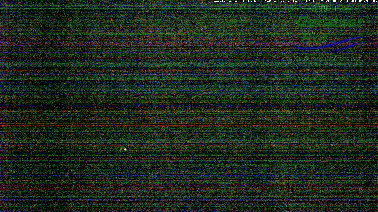 Archiv Foto Webcam Blick vom Geratser Hof auf die Niedersonthofener Seen