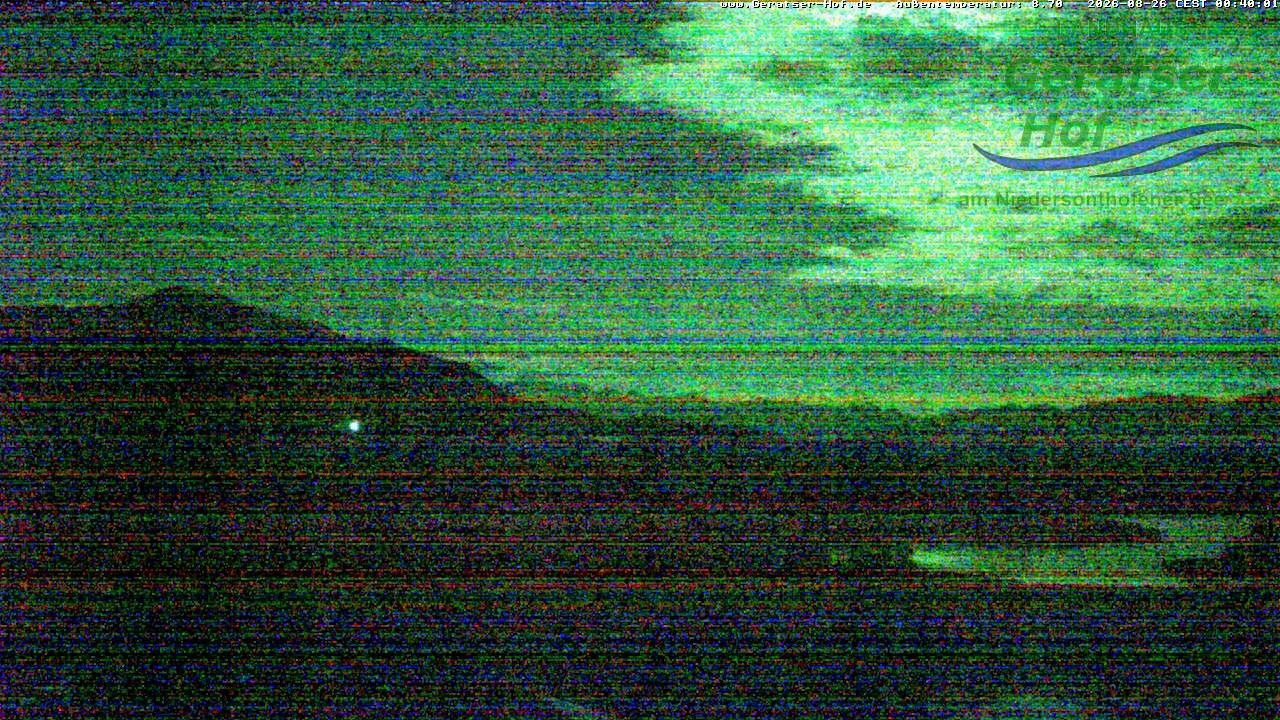 Archiv Foto Webcam Blick vom Geratser Hof auf die Niedersonthofener Seen
